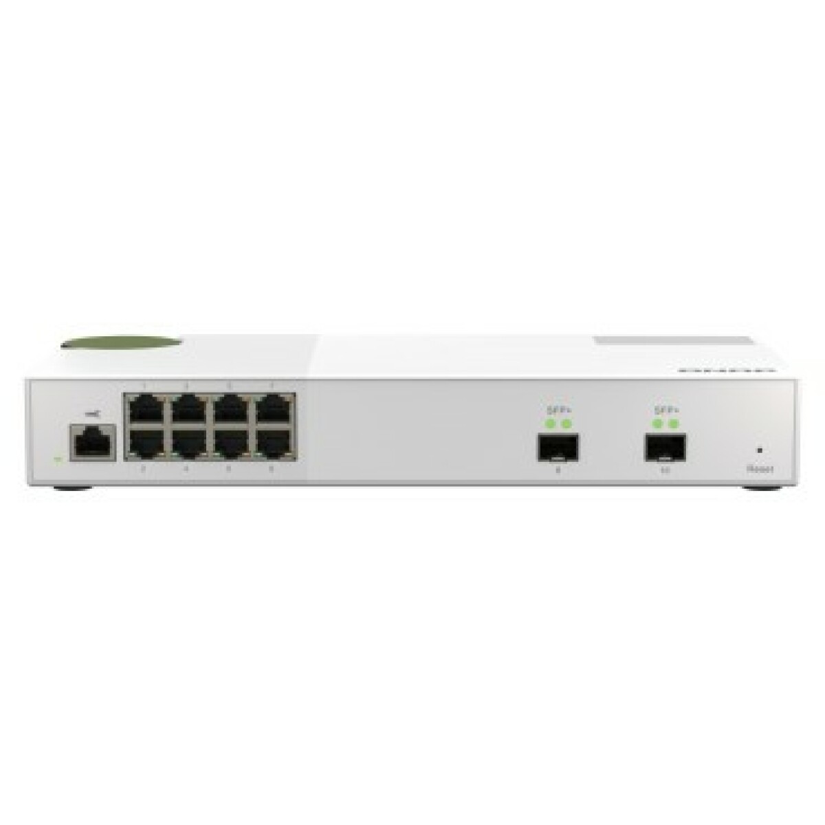 Qnap Qsw-M2108-2S Commutateur Réseau Géré L2 2.5G Ethernet (100/1000/2500) Gris Switch – 1